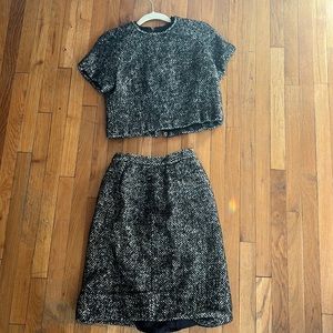 Vintage 1960s tweed knitt set